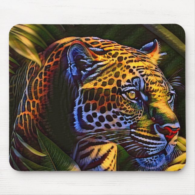 Mousepad O Poderoso Jaguar Um Predador Da Selva (Frente)
