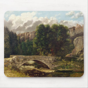 Mousepad O Pont de Fleurie, suiça, 1873