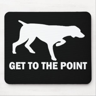 Mousepad O ponteiro de cabelos curtos alemão "obtem ao