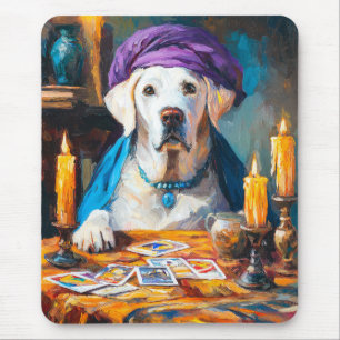 Mousepad O Pooch Místico Engraçado Fortunteller Dog
