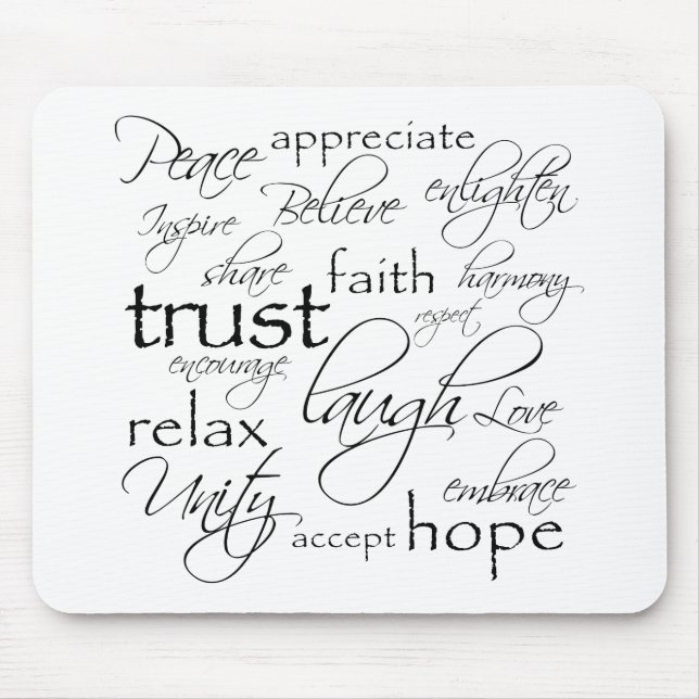 Mousepad O positivo exprime artigos (Frente)