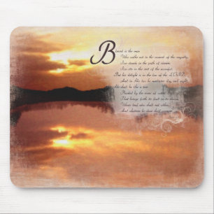 Mousepad O presente cristão do verso da bíblia da escritu