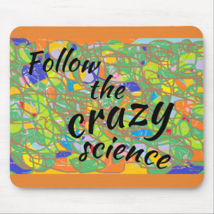 Mousepad o preto órfão da arte abstracta segue a ciência