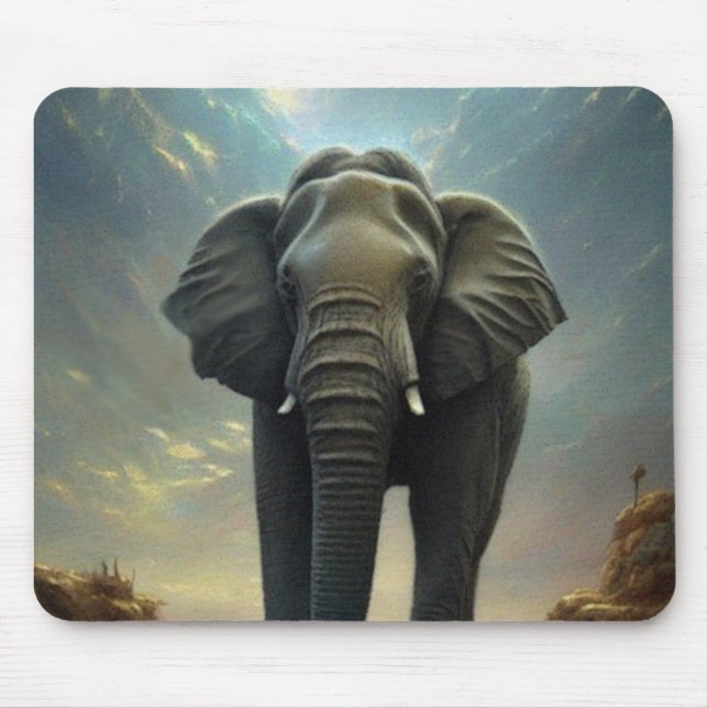 Mousepad O Príncipe Elefante- (Frente)
