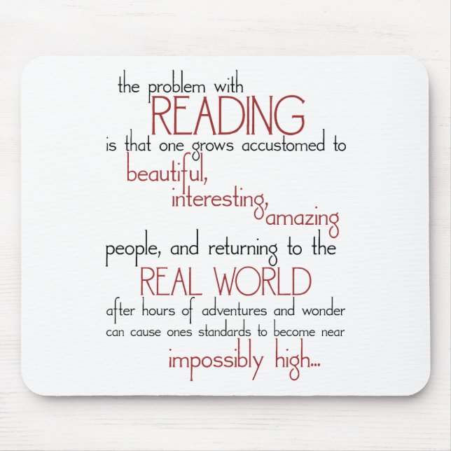 Mousepad O problema com leitura (Frente)
