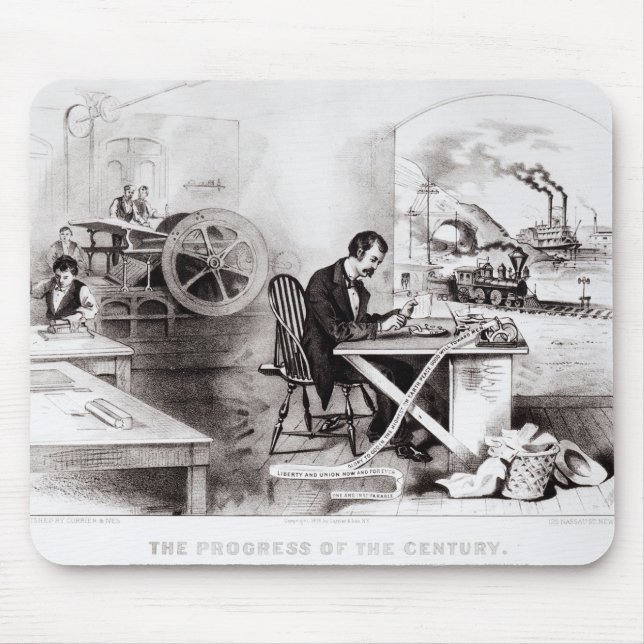 Mousepad O progresso do século (Frente)