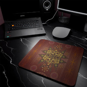 Mousepad O protetor da retidão do Geo tantrum mandala
