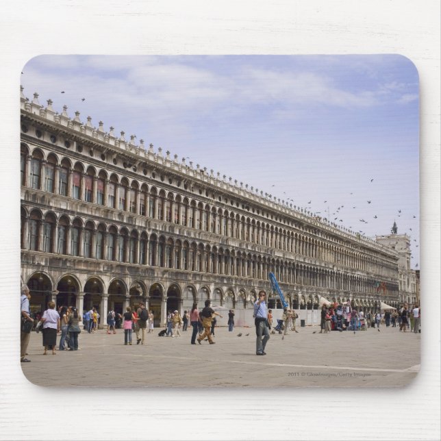 Mousepad O quadrado de St Mark, Veneza, Italia (Frente)