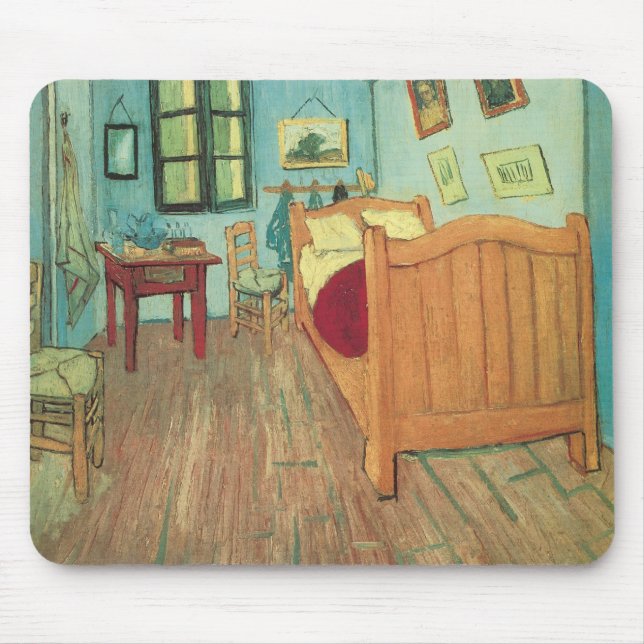 Mousepad O Quarto de Vincent em Arles (Frente)