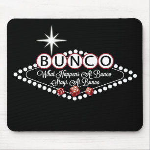 Mousepad O que acontece em estadas de Bunco no divertimento