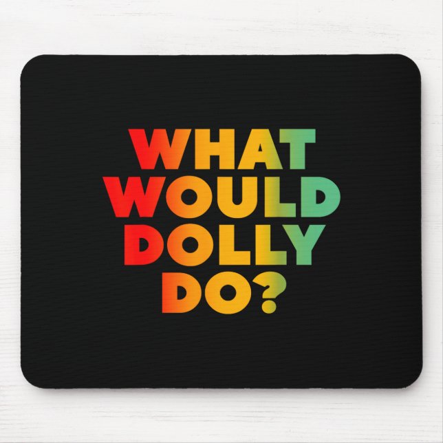 Mousepad O Que Dolly Desenharia (Frente)