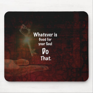 Mousepad O que é bom para a sua citação motivacional da alm