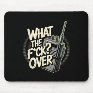 Mousepad O Que É O Raio De Rádio Da Mão Do F C K Sobre Walk