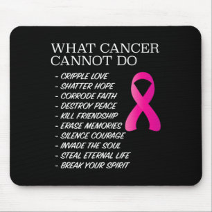 Mousepad O que o Cancer não pode fazer - Consciência - Insp