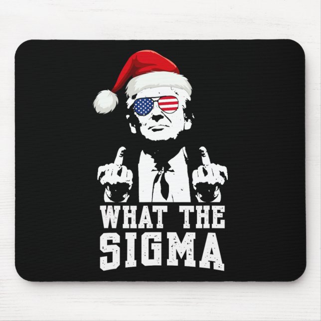 Mousepad O Que O Sigma Trump Papai noel Um Memória De Natal (Frente)