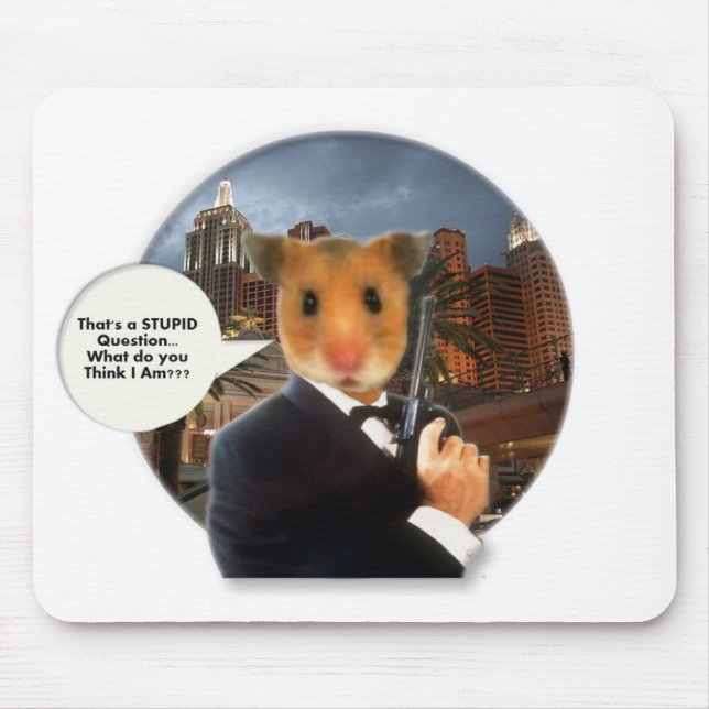 Mousepad O que são você um homem ou um rato (Frente)