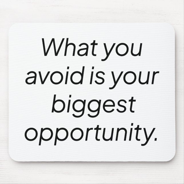 Mousepad O que você evita? (Frente)