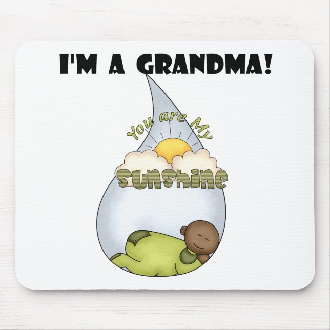Mousepad O Rapaz Americano Sunshine-African da Vovó (Frente)