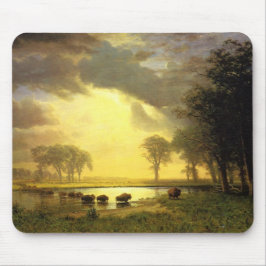 Mousepad O Rastro do Búfalo, Albert Bierstadt