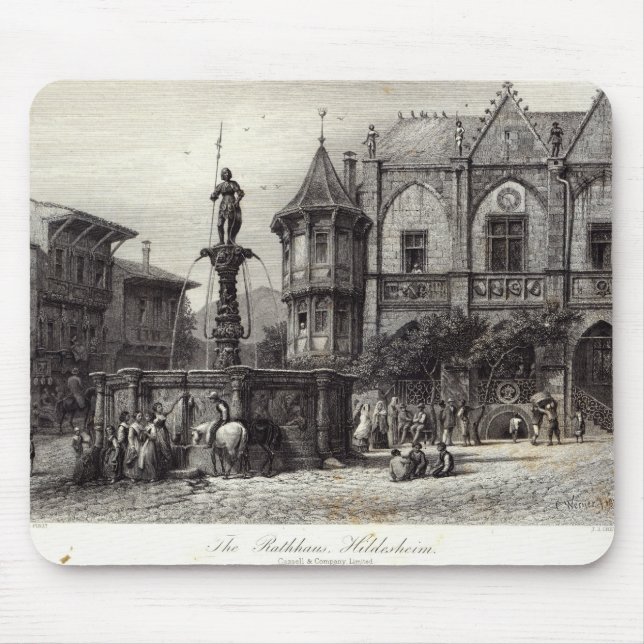 Mousepad O Rathhaus, Hildesheim (Frente)