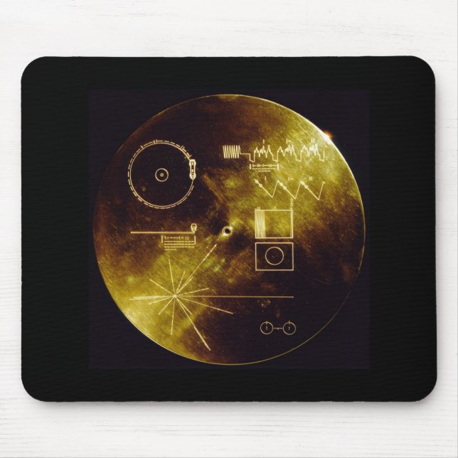 Mousepad O registro dourado do explorador (Frente)