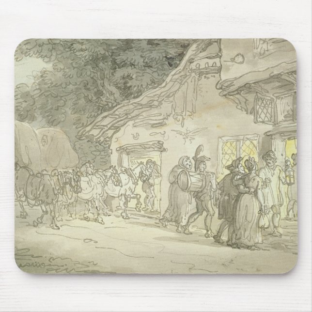 Mousepad O resto do Waggoner, c.1800-05 (caneta & tinta e (Frente)