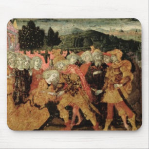 Mousepad O retorno de Ulysses, painel do cassone, Sienese