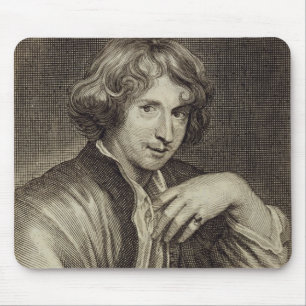 Mousepad O retrato de auto, chapeia 33 de uma série de