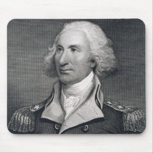 Mousepad O retrato do general principal Philip Schuyler,