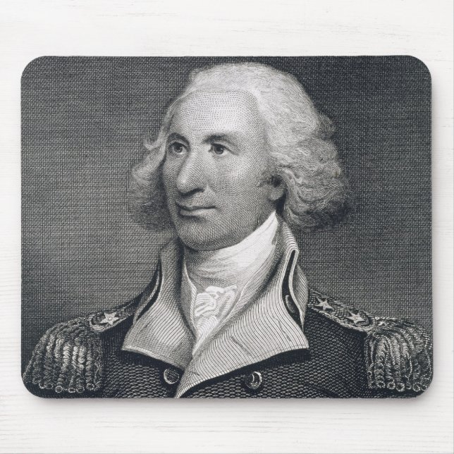 Mousepad O retrato do general principal Philip Schuyler, (Frente)