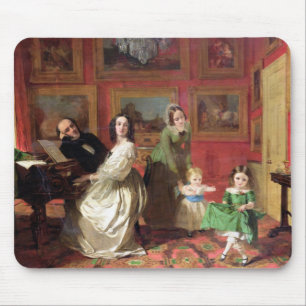 Mousepad O Rev. e a Sra. Palmer-Lovell com sua filha