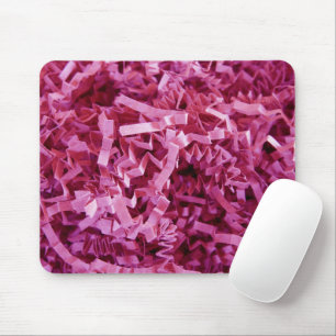 Mousepad O rosa Shredded o papel enrugado