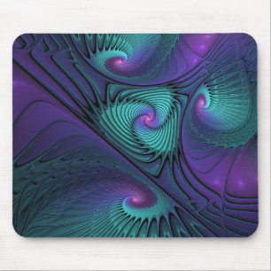 Mousepad O roxo encontra a arte abstrata moderna do Fractal