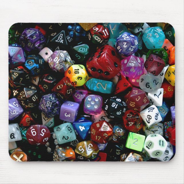 Mousepad O RPG Multi-tomou partido dados (Frente)
