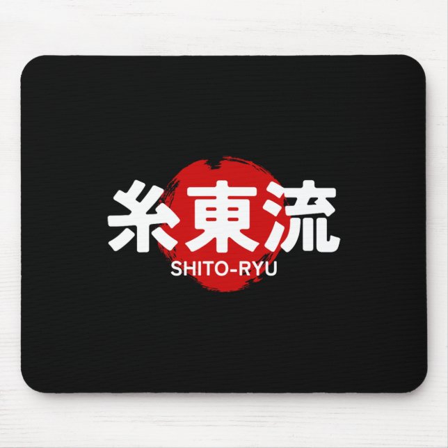 Mousepad O Ryu Karate Kanji Sun Japão Arte Marcial (Frente)