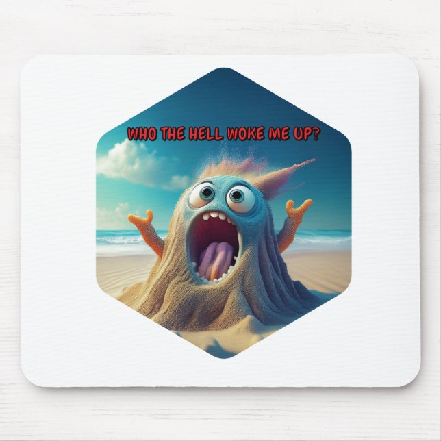 Mousepad O Sandman Diz: "Quem Me Acordou?" (Frente)