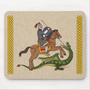 Mousepad O Santo Romano George e o Dragão