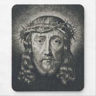 Mousepad O Santo Rosto coroado de espinhos