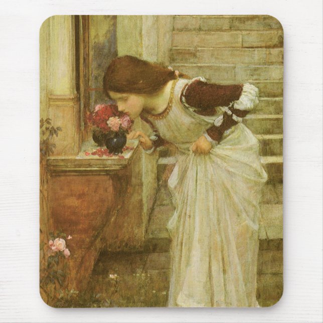 Mousepad O santuário de John William Waterhouse (Frente)