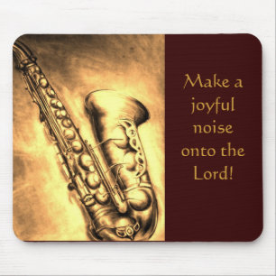 Mousepad o saxofone faz um ruído alegre no senhor!