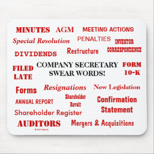 Mousepad O secretário piada de Irritante Engraçado Empres