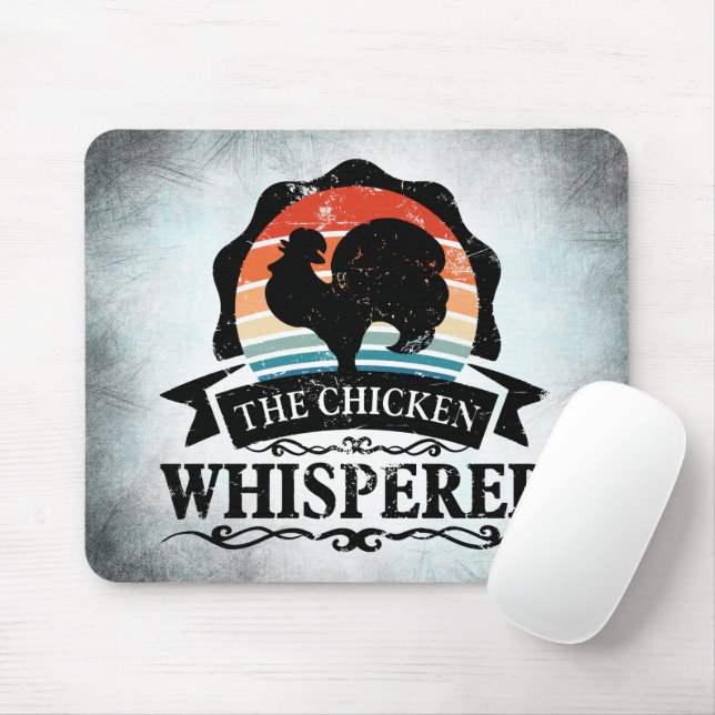 Mousepad O Segredista de Frangos Engraçado (Com mouse)