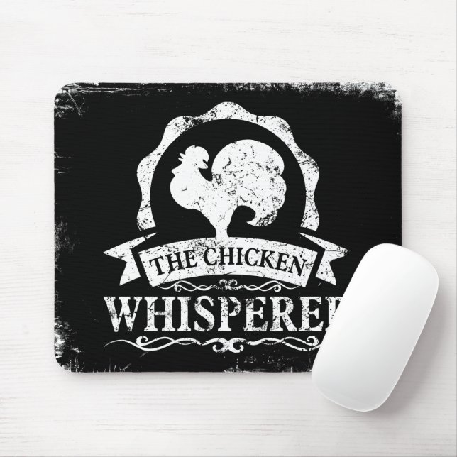 Mousepad O Segredista de Frangos Engraçado (Com mouse)