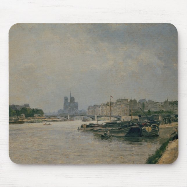 Mousepad O Seine do Quai de la Rapee (Frente)