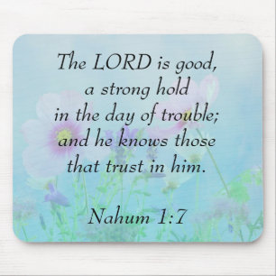 Mousepad O Senhor É Bom - Nahum 1:7