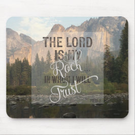 Mousepad O Senhor é o meu Rochedo - Ps 18:2