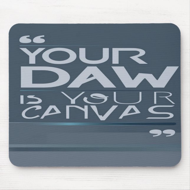 Mousepad O seu DAW é a sua opção de Canvas 3 (Frente)