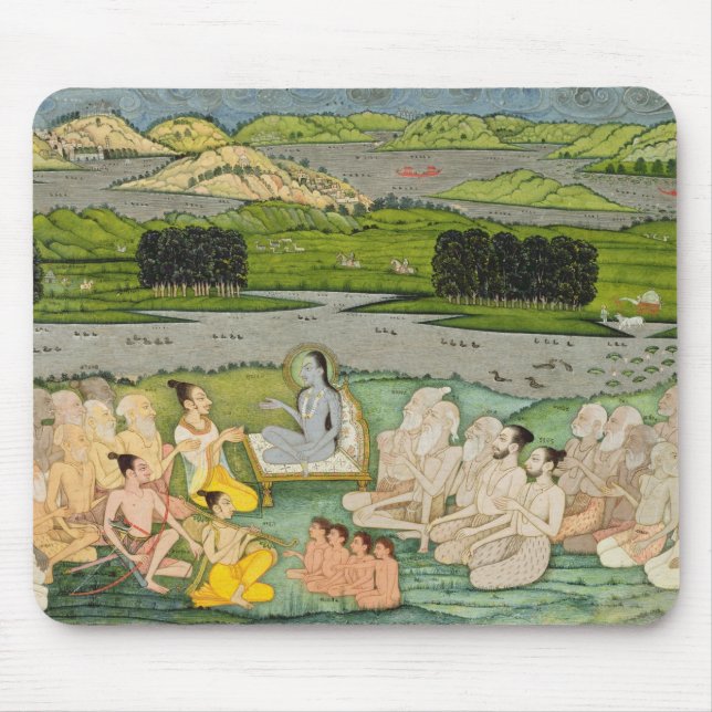 Mousepad O Shuku prudente Deva que endereça o rei Parikshit (Frente)