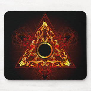 Mousepad O Sigilo da Chama