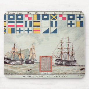 Mousepad O sinal de Nelson em Trafalgar